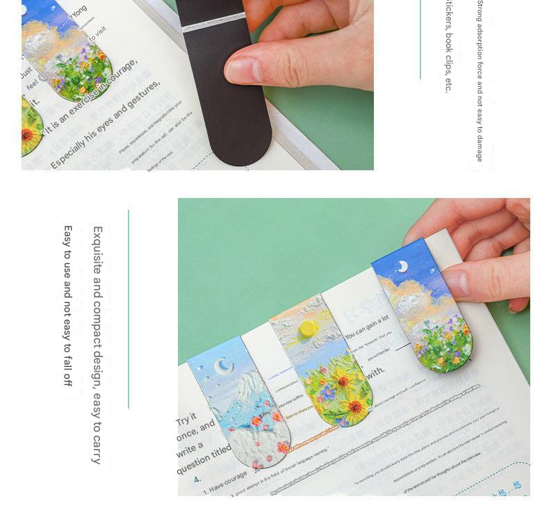 magnetic grip oil painting page holder