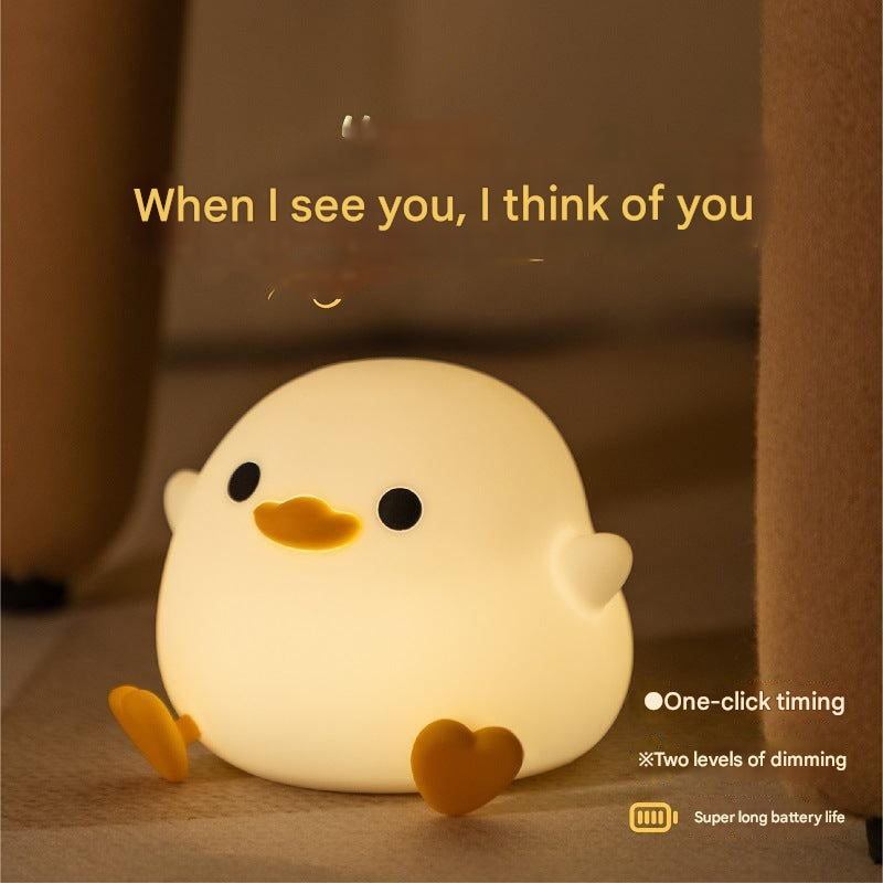 Silicone Duck Night Light