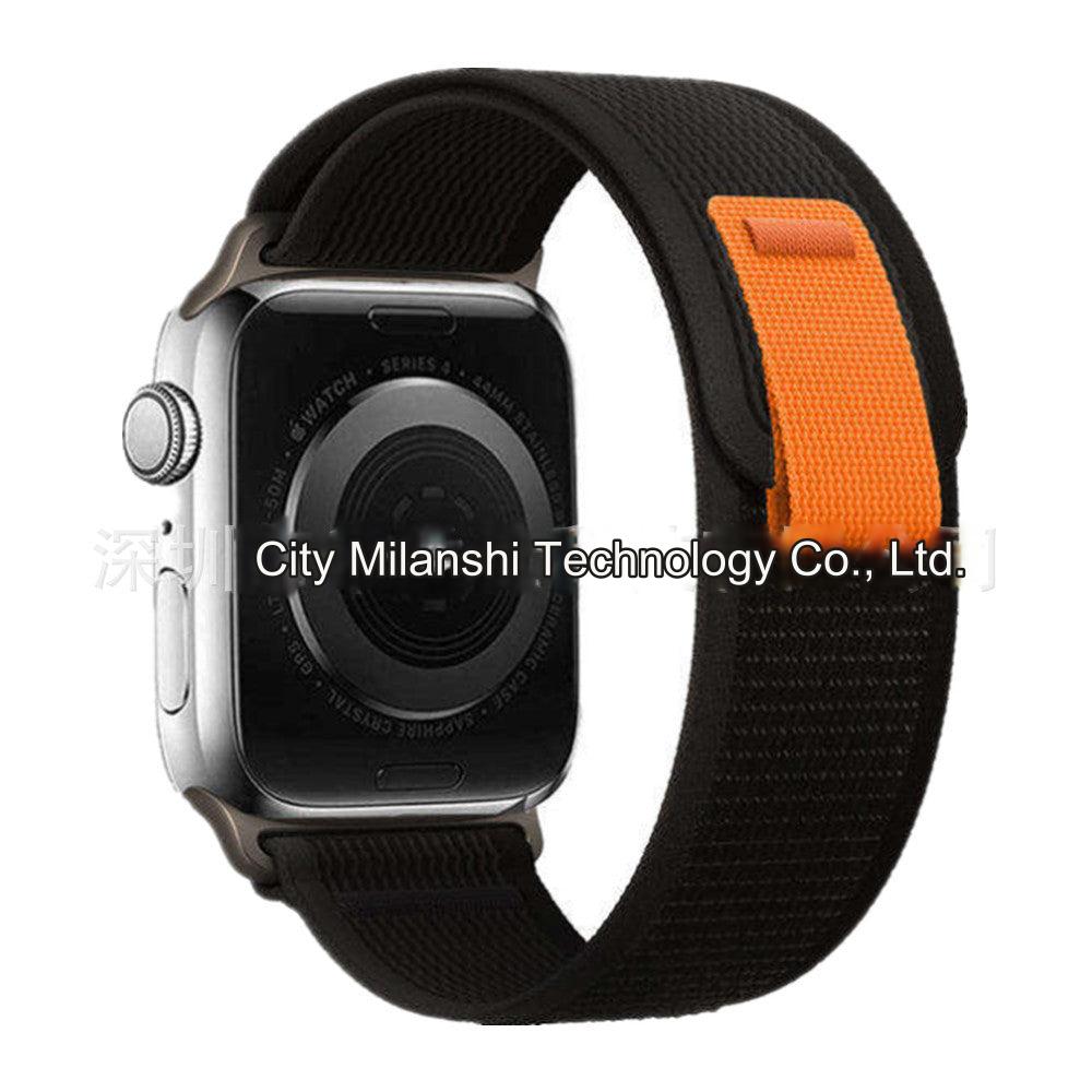 Durable Nylon Sport Strap for Apple Watch - Compatible with Ultra, Series 7 & More - Variety of Colors Available