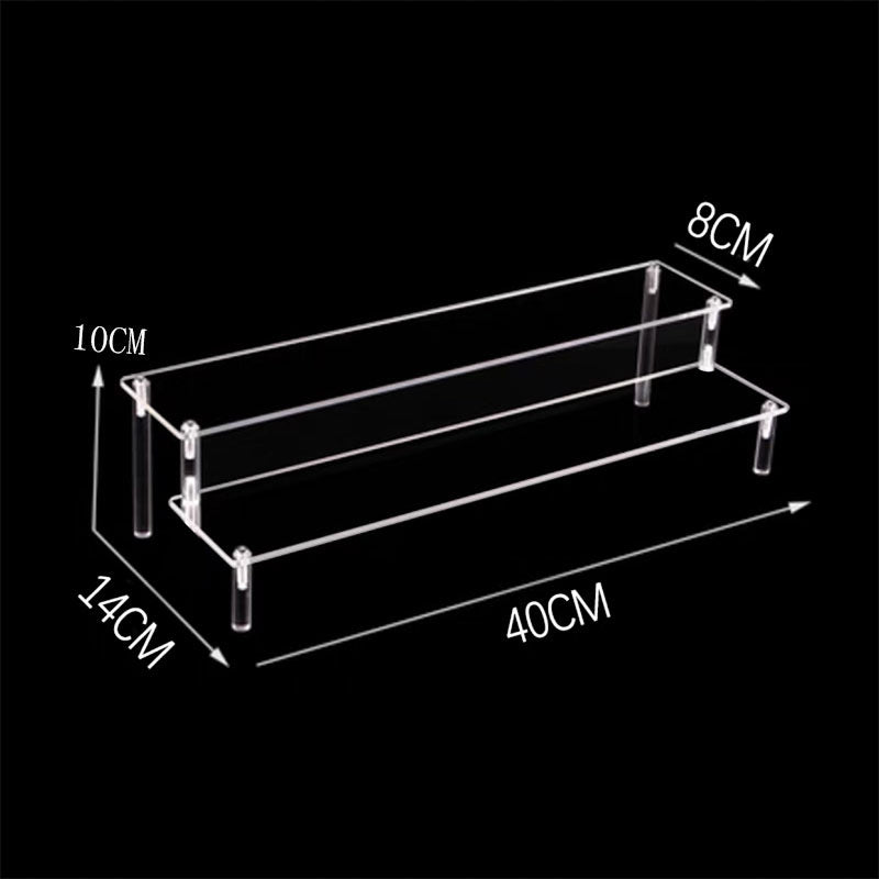 Five-tier acrylic organizer side view