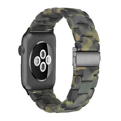 Stylish Natural Resin Apple Watch Band - Compatible with Series 1-9 & Ultra Models