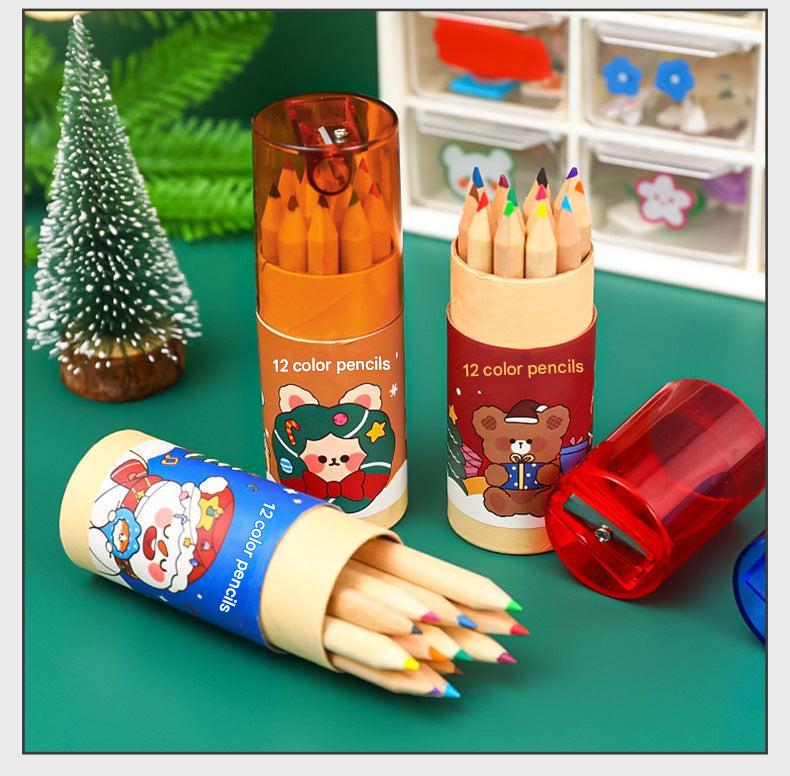 vibrant kids' holiday themed pencils