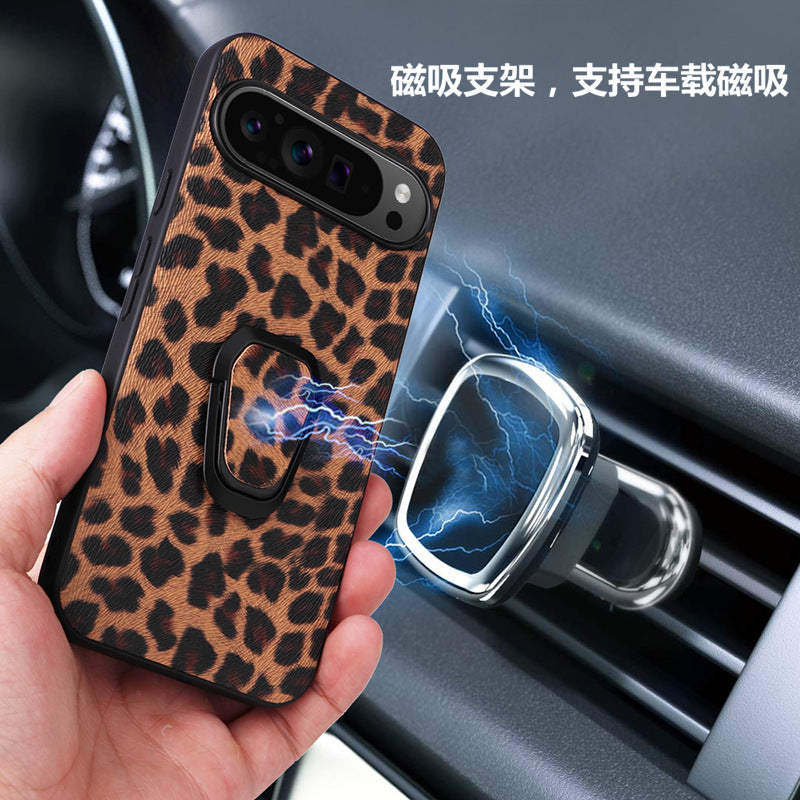 Stylish Magnetic Leather Phone Case for Google Pixel 6/7/8/9 - Full Protection with Stand Feature