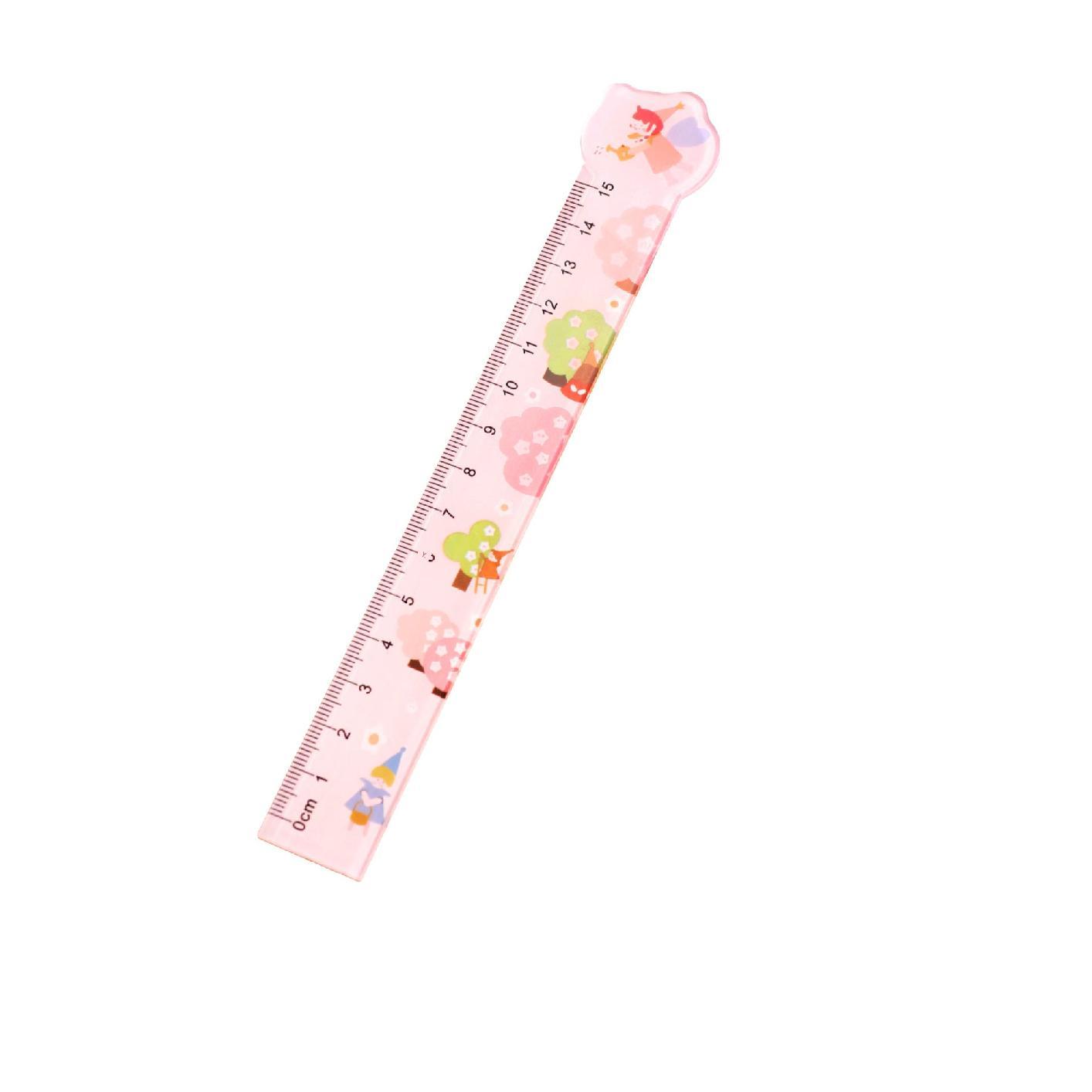 lightweight durable plastic studying ruler