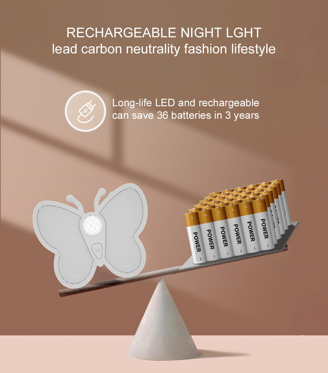 portable modern led light illuminated