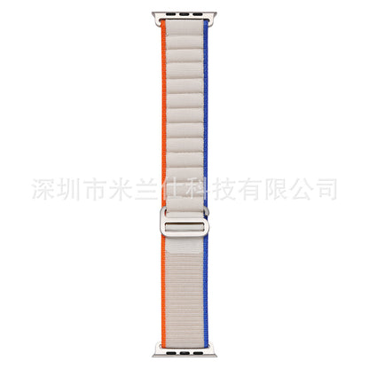 Durable Nylon Sport Strap for Apple Watch - Compatible with Ultra, Series 7 & More - Variety of Colors Available