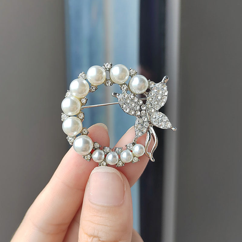 High-quality alloy butterfly brooch image 6