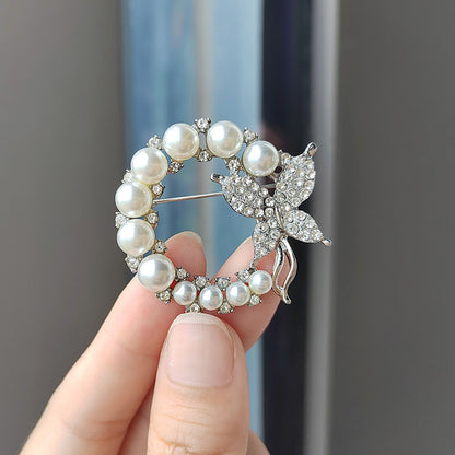 High-quality alloy butterfly brooch image 6
