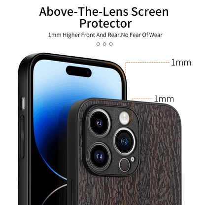 Stylish Wood Grain iPhone & Samsung Case - Durable, Lightweight, and Anti-Fingerprint Protection