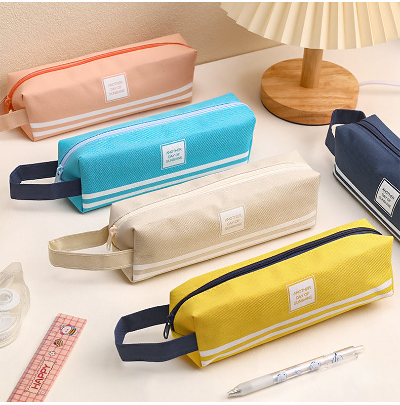 lake blue Oxford cloth pencil case