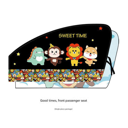 magnetic side window sunshade balloon design kids