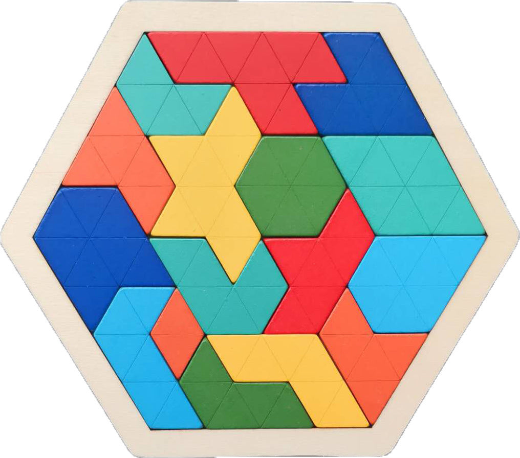 Colorful Wooden Puzzle Toy