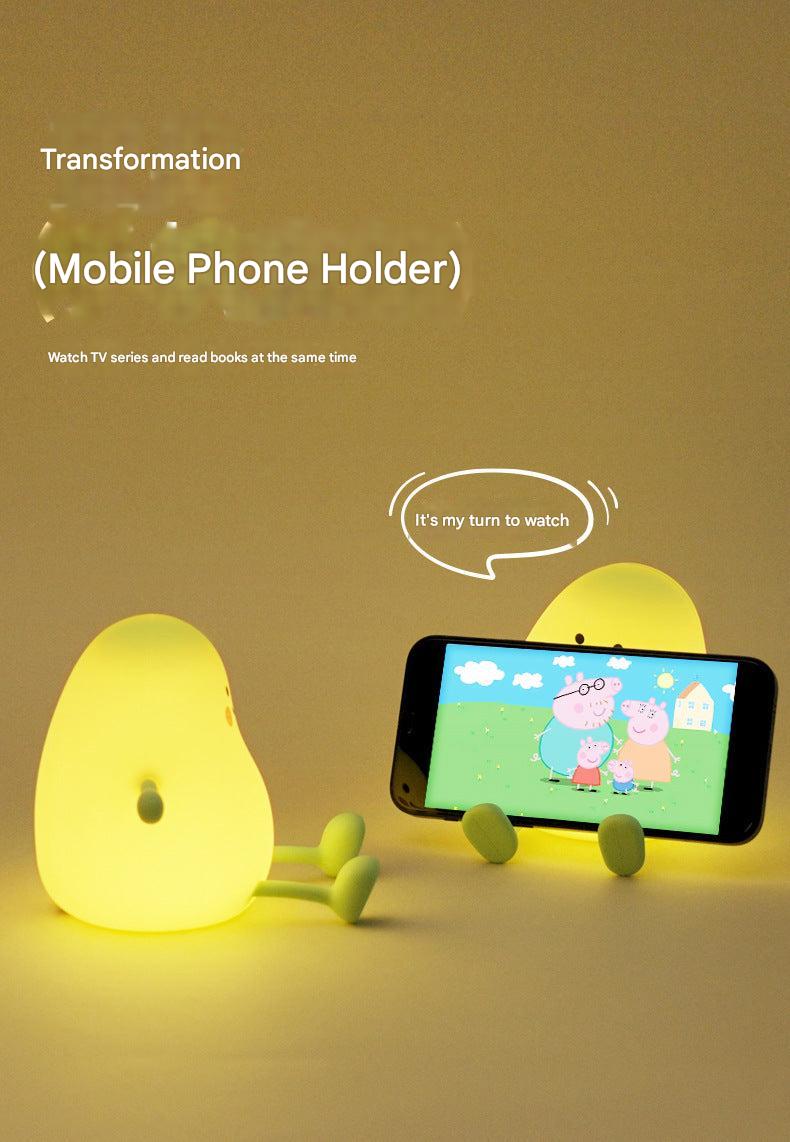 soft-glow silicone lamp for kids room