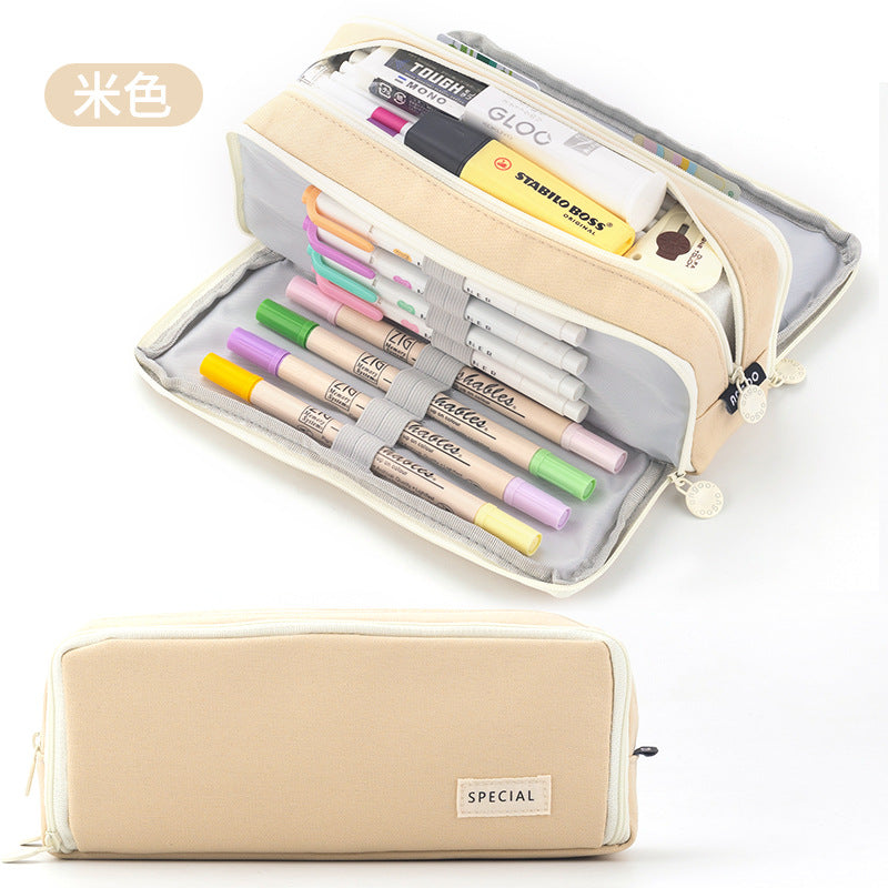 Angoo pencil case various colors open