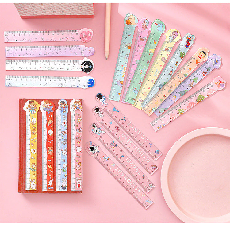 fun cartoon designs kids ruler measuring tool