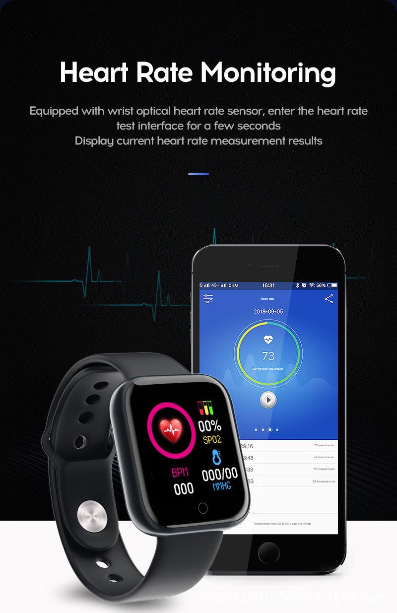 Y68 Smart Fitness Tracker Side View