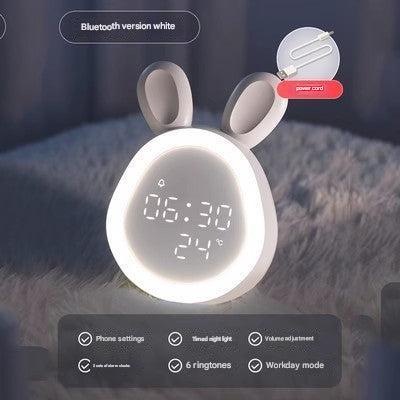 Cute Bunny Clock with Digital Display