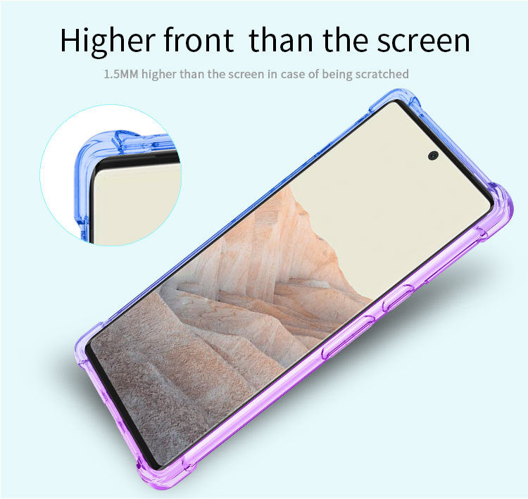 Google Pixel 9 Pro Slim Shockproof Case – TPU Gradient Protection for Pixel 9 and Pixel 9 XL