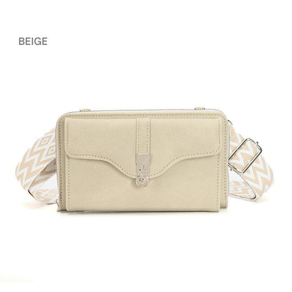 Trendy cream shoulder bag for daily use