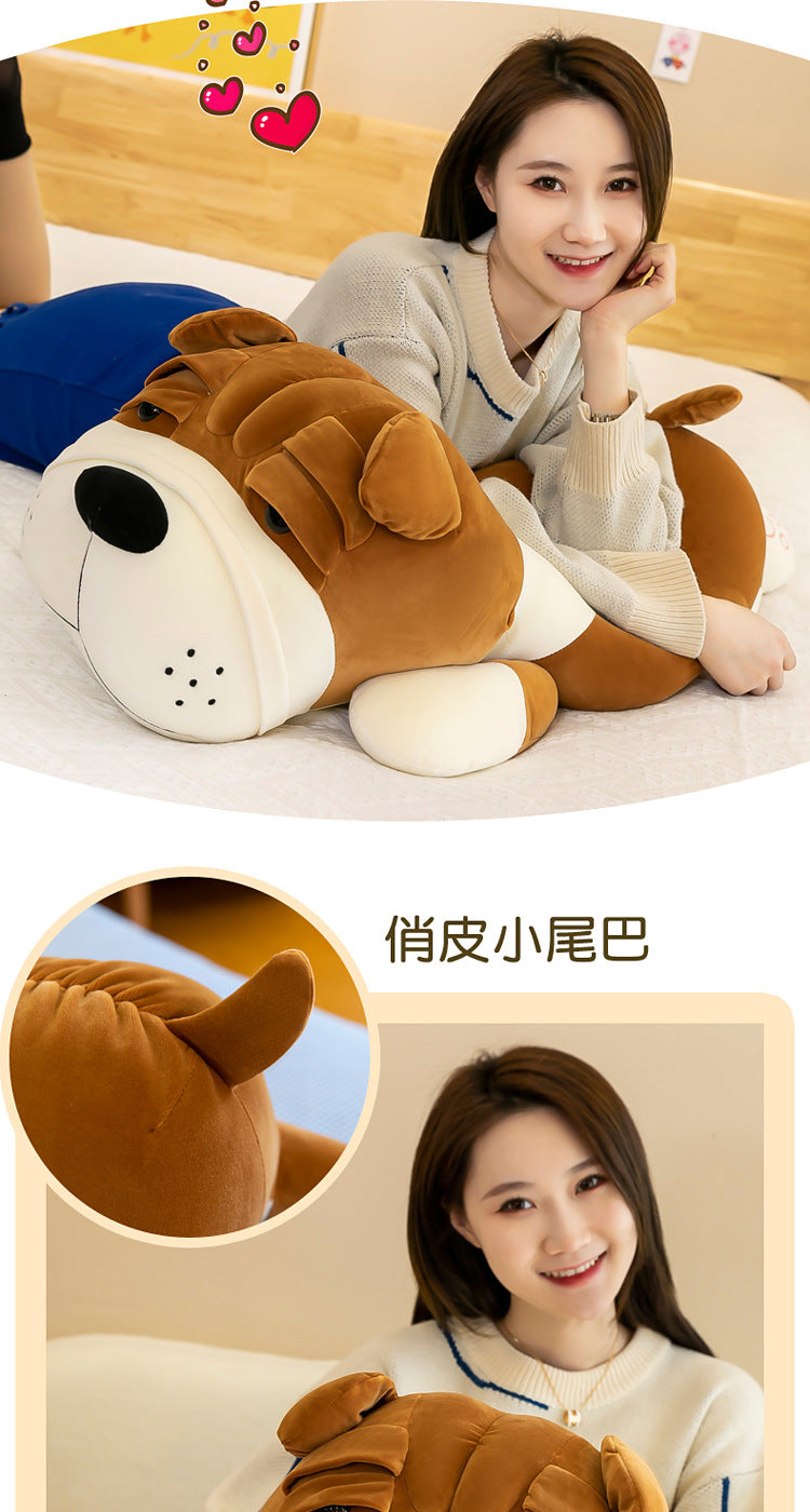 plush dog for decor