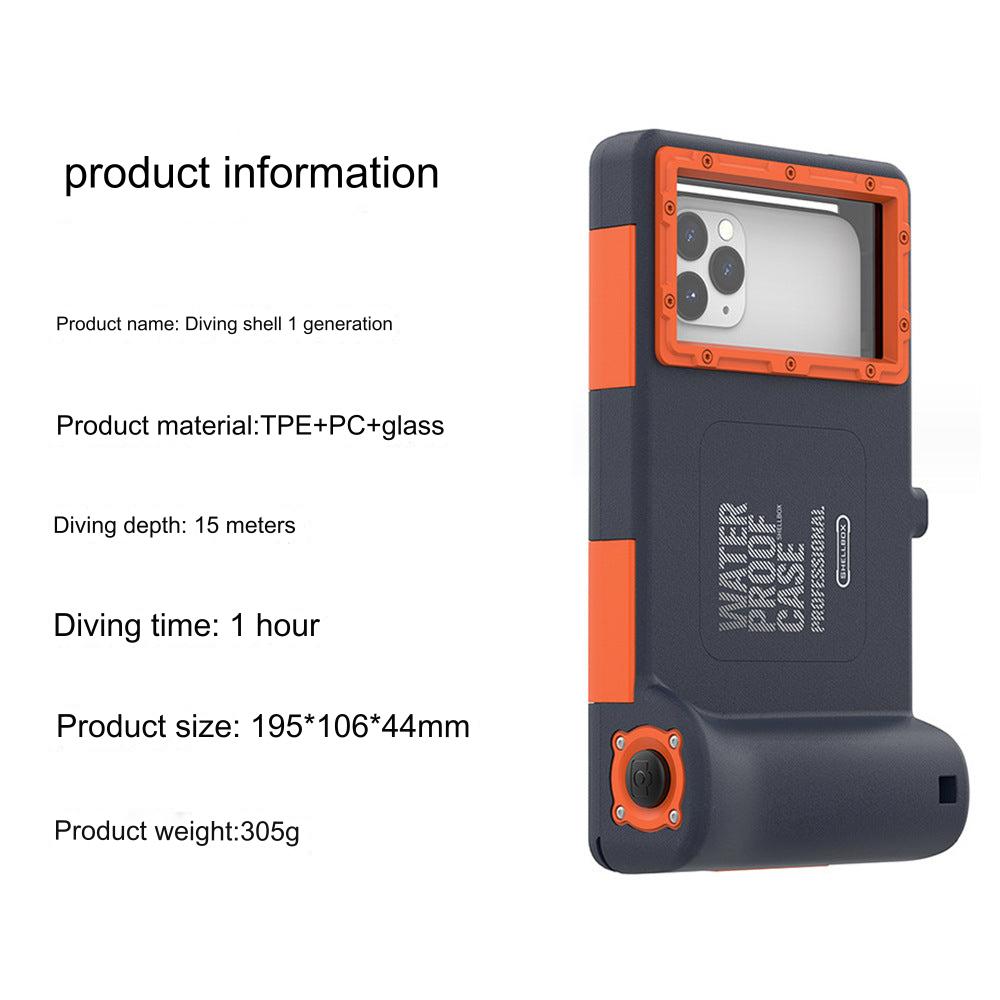 Ultra-Durable 15M Waterproof Diving Case for iPhone & Samsung - Anti-Shock & Impact-Resistant