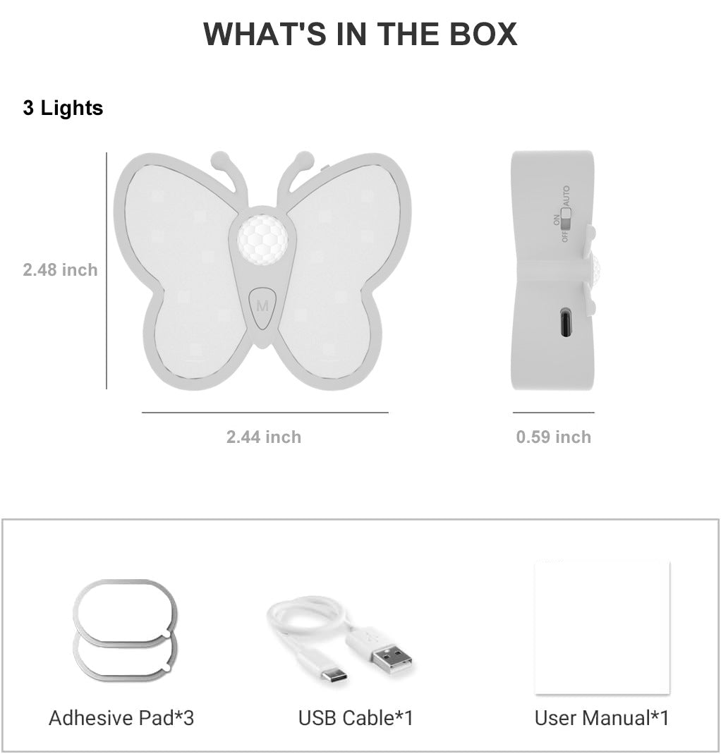 rechargeable night light device