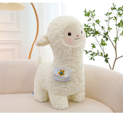 cuddly alpaca plushie