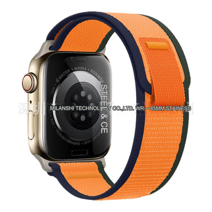 Durable Nylon Sport Strap for Apple Watch - Compatible with Ultra, Series 7 & More - Variety of Colors Available