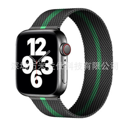 Premium Metal Milanese Loop Band for Apple Watch Series 1-9 & SE - Stylish, Adjustable & Breathable | Multiple Colors Available