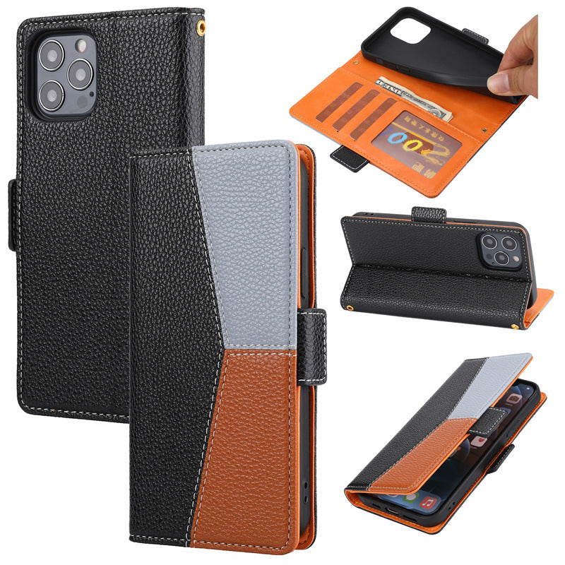 Premium PU Leather Flip Case for iPhone & Samsung | Stylish Multi-Color Wallet Cover with Card Slots