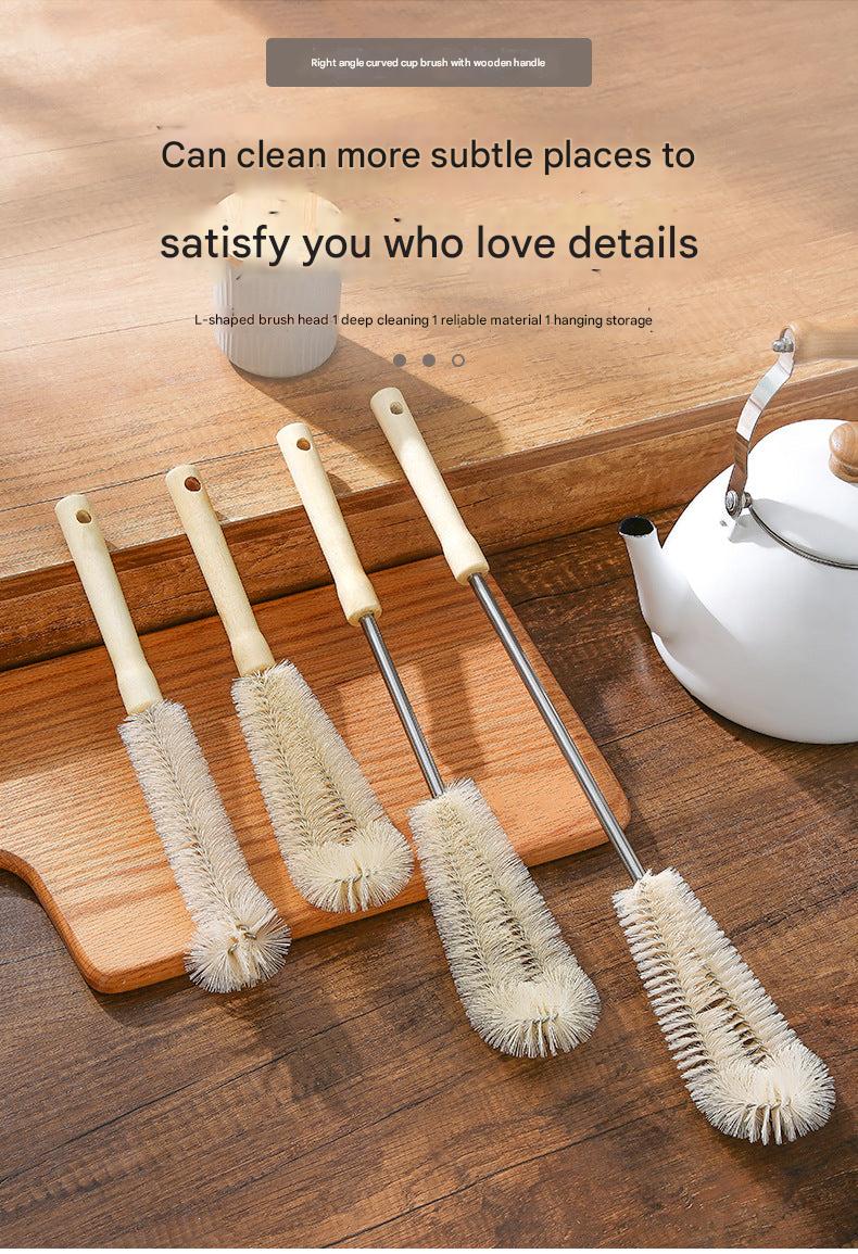 eco-friendly wooden cleaning brush