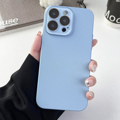 Luxury Full-Body iPhone Case with Textured Finish – Shockproof, Scratch Resistant & Anti-Fingerprint Protection for iPhone 14/15/16 Series