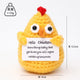 Chick Yellow Small H Card (Pack of 1)