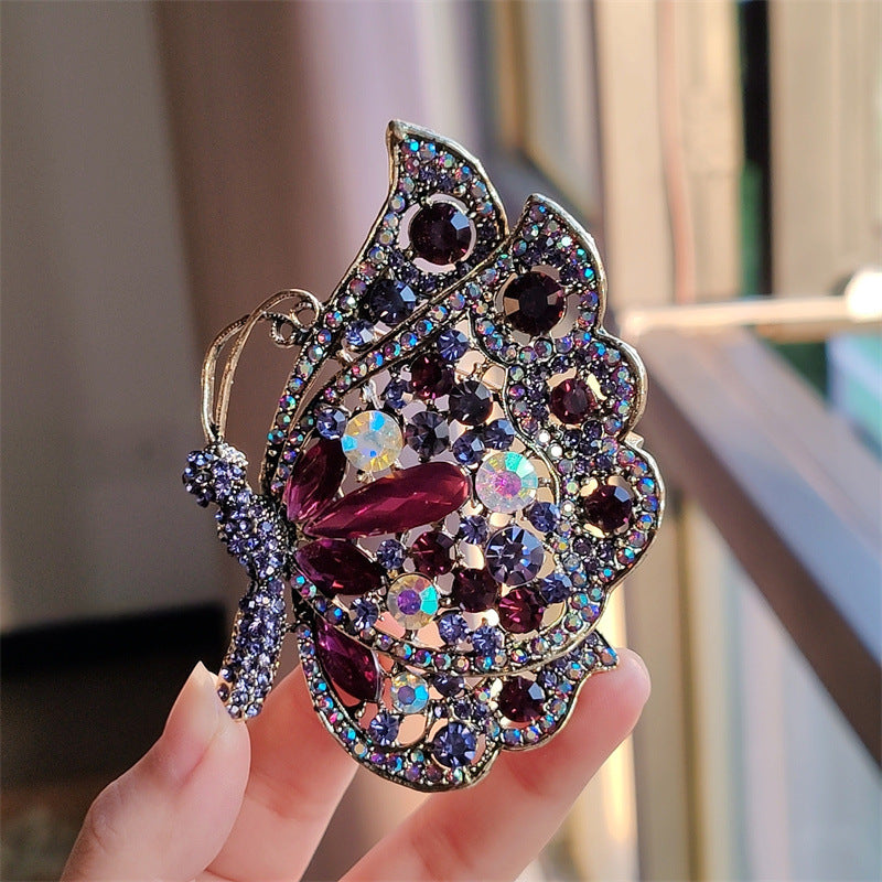 adjustable butterfly brooch for outfits