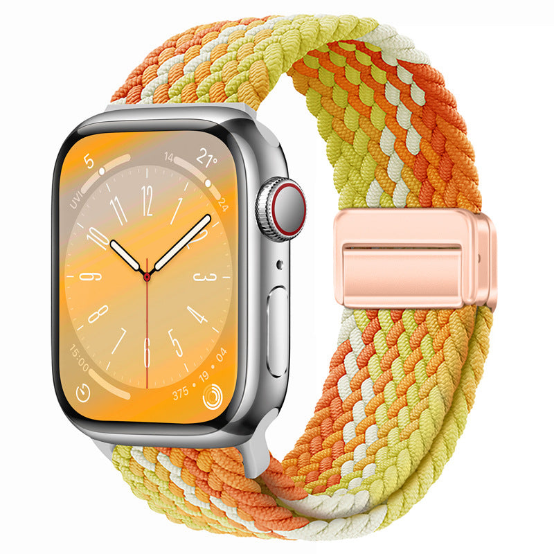 Stylish Nylon Woven Magnetic Apple Watch Band - Compatible with All Series