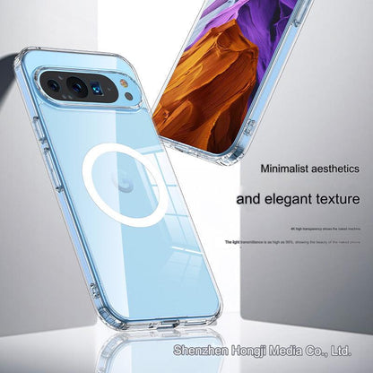 Magnetic TPU & PC Slim Case for Google Pixel 8 & Pixel 9 Series - Shockproof & Stylish Protection