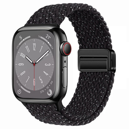 Stylish Nylon Woven Magnetic Apple Watch Band - Compatible with All Series