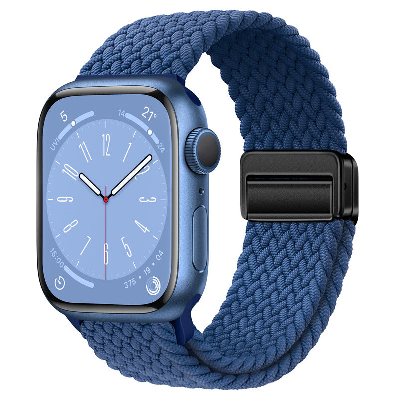 Stylish Nylon Woven Magnetic Apple Watch Band - Compatible with All Series