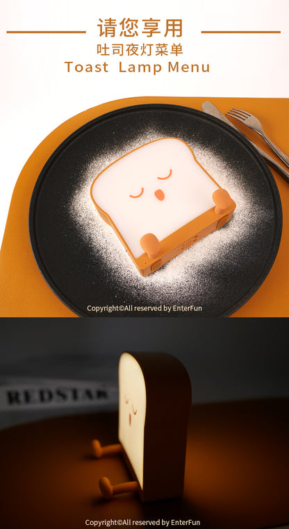 versatile tap-controlled toast lamp