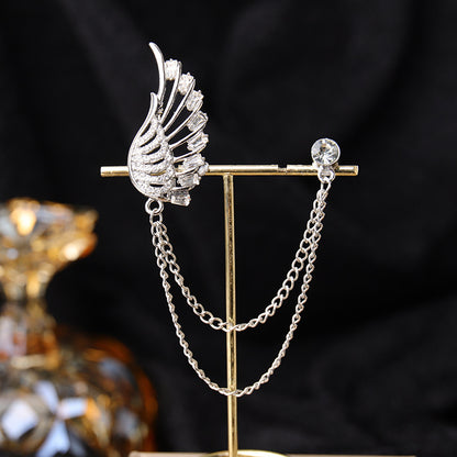 Elegant Pearl-Embedded Brooch - Image 2