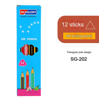 12-Pack Premium HB Pencils with Erasers - Perfect for Students and Artists