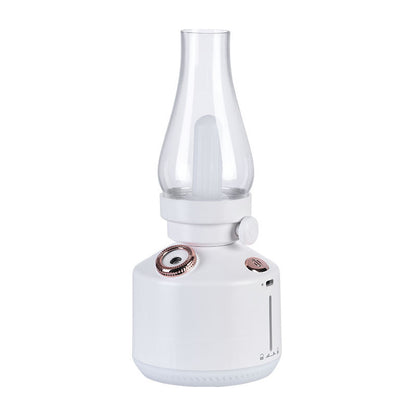 portable humidifier with bluetooth speaker side view