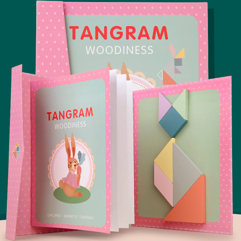 wooden tangram puzzle