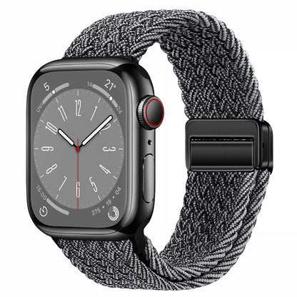 Stylish Nylon Woven Magnetic Apple Watch Band - Compatible with All Series