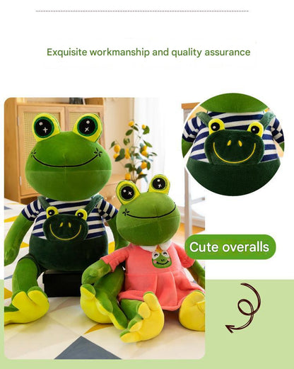 cute frog plush toy