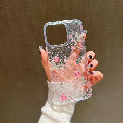 Silicone Butterfly Floral iPhone Case - Shockproof Compatible with iPhone 15, 14, 13 & Samsung S24 Series