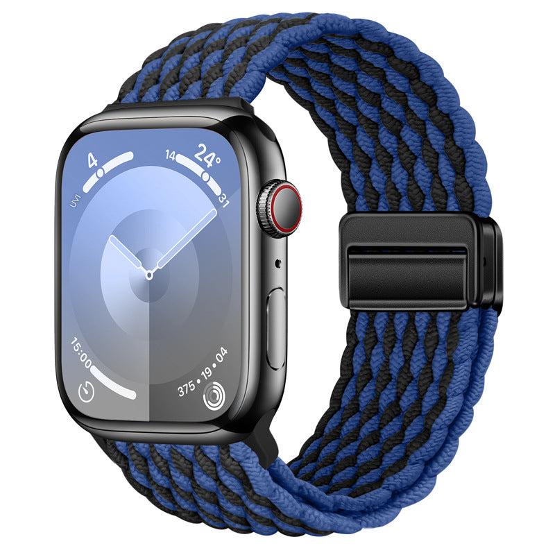 Stylish Nylon Woven Magnetic Apple Watch Band - Compatible with All Series