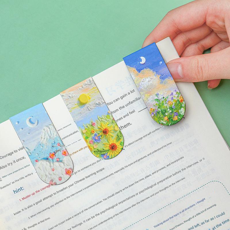 stylish magnetic bookmark for reading