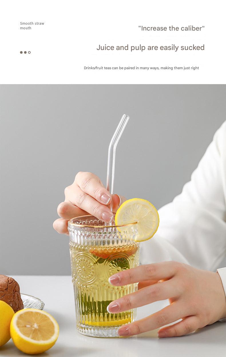 kitchen accessory glass straws