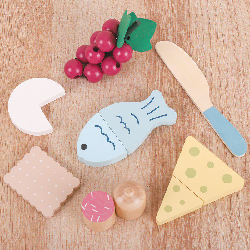 creative play kitchen food combo set for toddlers